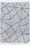 Ares Sparta Geomteric Grey and Ash Rug