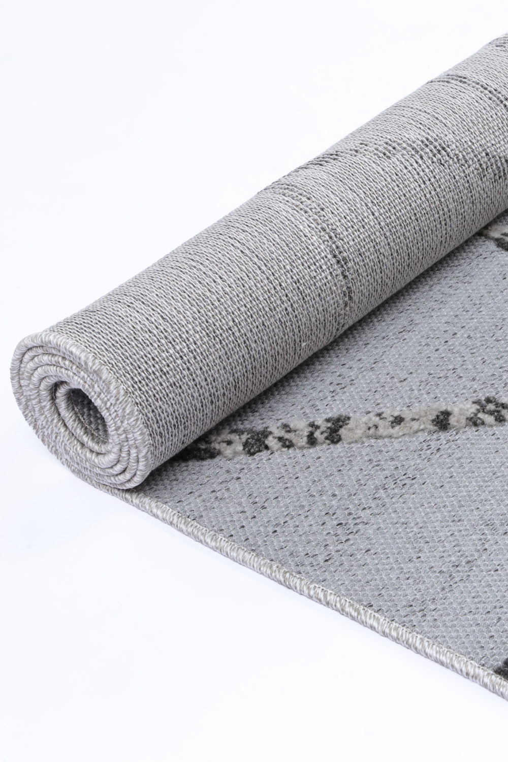Ares Sparta Geomteric Grey and Ash Rug