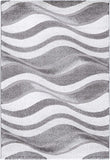 Chelsea Waves Grey Plush Rug