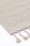 Goa Textured Wool Blend Grey Rug