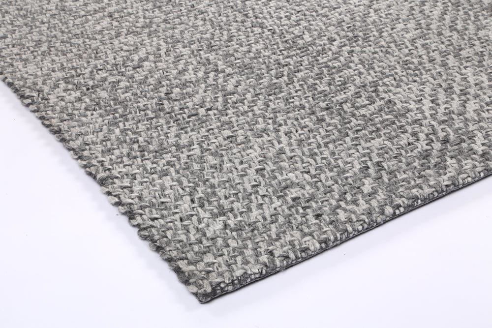 Harlow Chignon Charcoal Wool Blend Rug