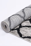 Kimberley Repeat Charcoal Contemporary Rug