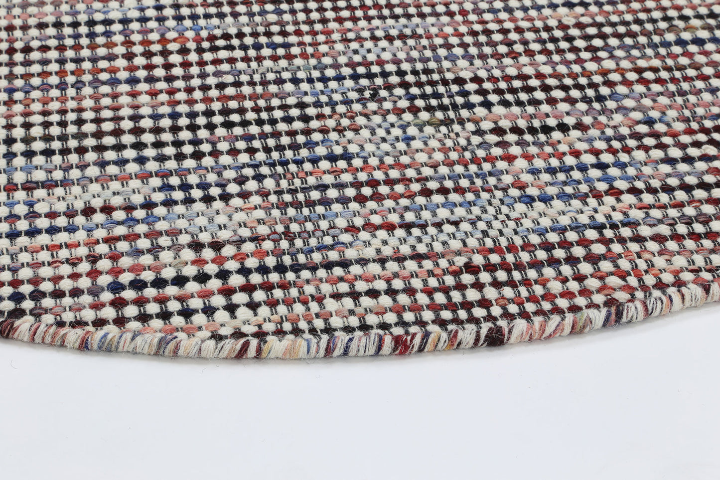 Nordic Multi Reversible Wool Round Rug
